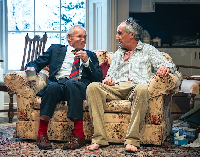 I'm Sorry, Prime Minister Clive Francis as Sir Humphrey Appleby and Christopher Bianchi as Jim Hacker Credit Alex Tabrizi
