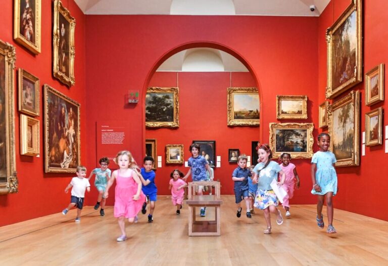 Art fund's kids aloud at dulwich picture gallery 2024. image courtesy art fund 2