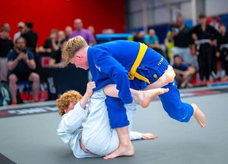 Roman at the jiu jitsu championships