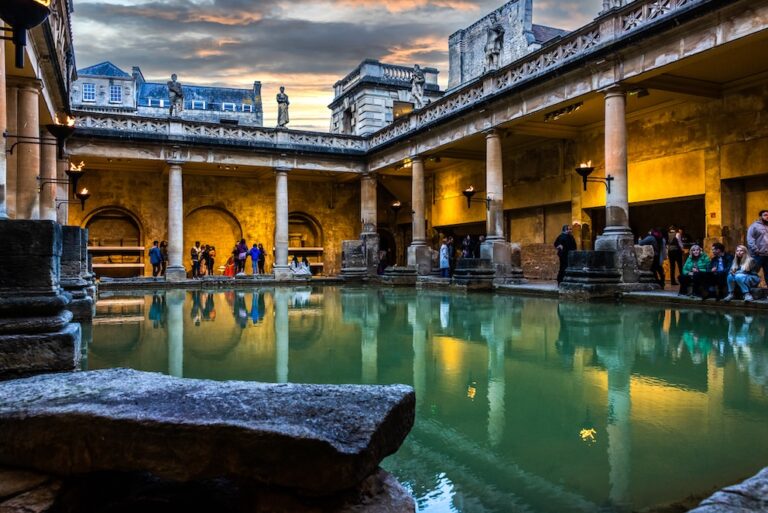 The Roman Baths by torchlight (1)