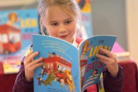 Bath Kids Lit Fest Child with book