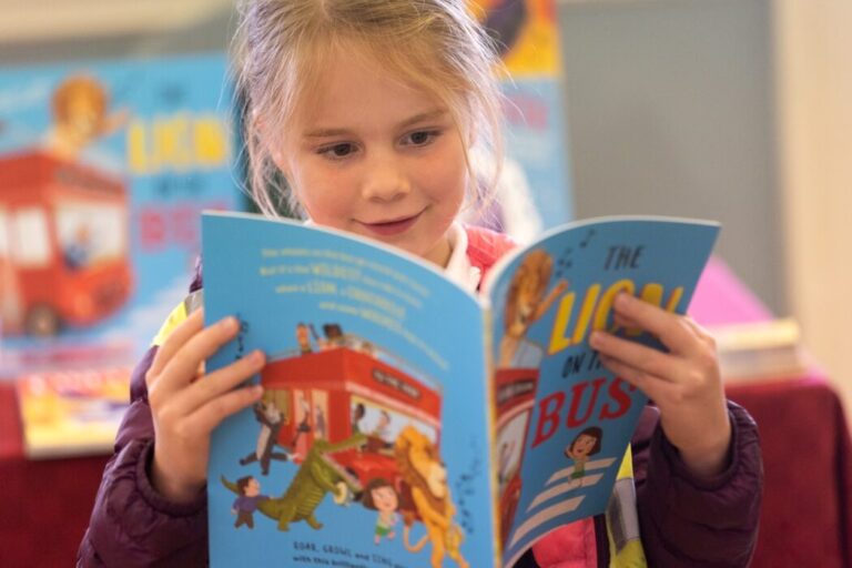 Bath Kids Lit Fest Child with book