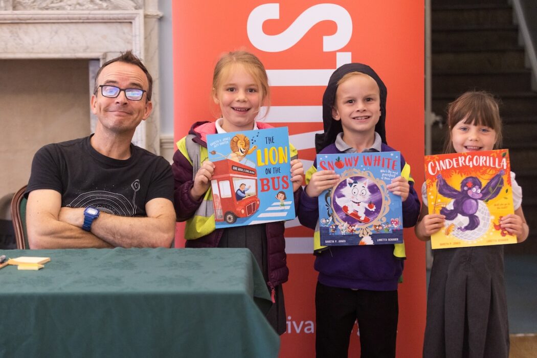 Bath Kids Lit fest Children with books