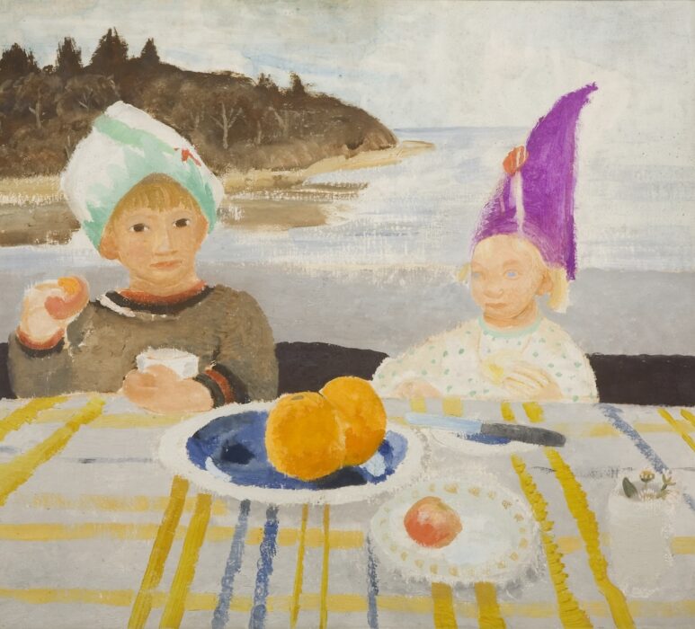 Holburne 5 winifred nicholson, 'kate and jake, isle of wight' © trustees of winifred nicholson, courtesy bristol museums