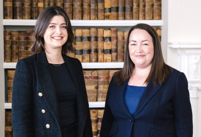 Wansbrough Solicitor hannah mcmullen left and partner kate scammell right family and divorce team wansbroughs llp