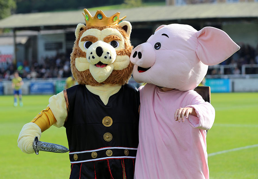 Bath city family day mascots