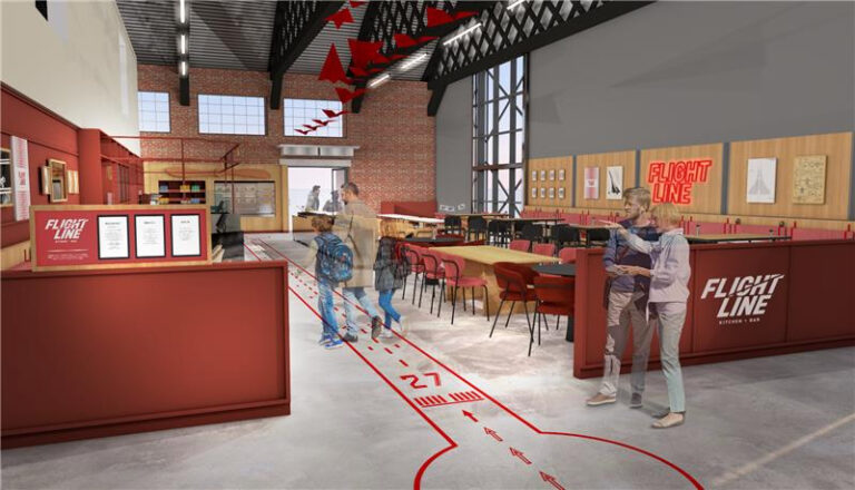 Flightline kitchen + bar concept image