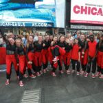 Lawn manor academy pupils get ready to dance at times square resized