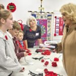 Queen Camilla visited Corsham to view the display from pupils at Corsham Primary