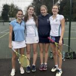 St Mary’s Calne has progressed to the next stage of the LTA Youth Schools Tournament after a thrilling day of tennis that saw the team secure hard-fought wins over Westonbirt and Cheltenham Ladies’ College.