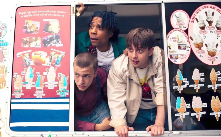 A scene from former Wiltshire College & University Centre students Will Stone and Adam Pickford’s feature film The Fence