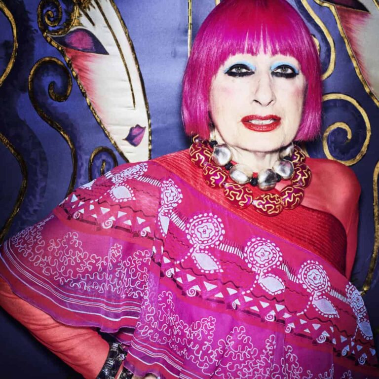 Zandra rhodes portrait by simon emmett 1024x1024