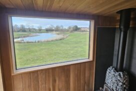 A wellbeing visit to the Black Swan Sauna at the Glove Factory Studios in Holt, Wiltshire