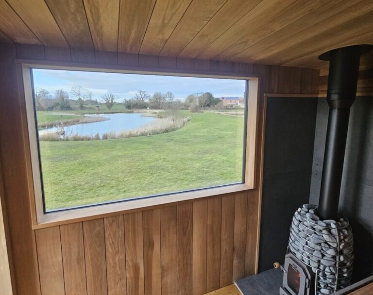 A wellbeing visit to the Black Swan Sauna at the Glove Factory Studios in Holt, Wiltshire