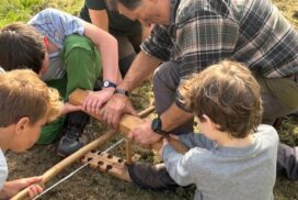 New forest school area opening at Springmead School near Frome