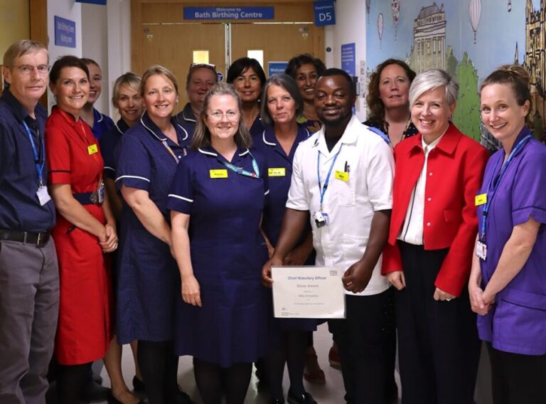 The maternity team at the Royal United Hospitals Bath NHS Foundation Trust has been recognised once again for providing supportive, respectful and high-quality care, following the publication of the Care Quality Commission’s 2025 Maternity Survey.