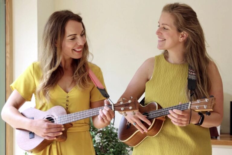 Bath School of Ukulele is offering lessons to adults and children Mother ukulele lesson