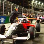 Wiltshire College student Rachel robertson F1 Academy drive at las vegas 1