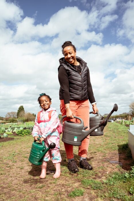 Roots Allotments Bath families