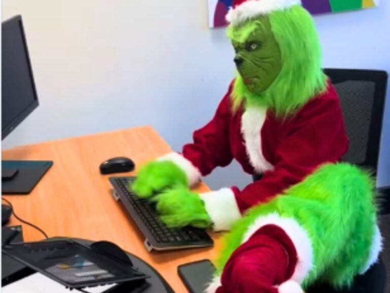 The Grinch pays a visit to Wiltshire College