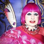 Zandra rhodes portrait by simon emmett landscape