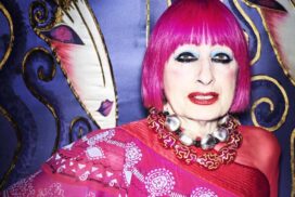 Zandra rhodes portrait by simon emmett landscape