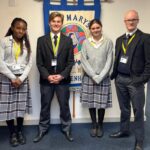 St Mary’s pupils joined Downside School students for a Jubilee Year faith session exploring scripture, prayer and shared learning.