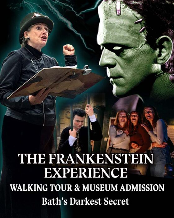 Discover Bath’s Gothic secrets with The Frankenstein Experience – a walking tour and museum adventure inspired by Mary Shelley’s Frankenstein.