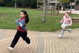 Over 400 pupils at Moredon Primary ran a mile for HOPE, raising awareness of domestic abuse and celebrating their HOPE Award.