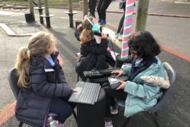 Roundhill Primary School in Bath has introduced a new PlayPod, helping children develop creativity, teamwork and focus through imaginative play.