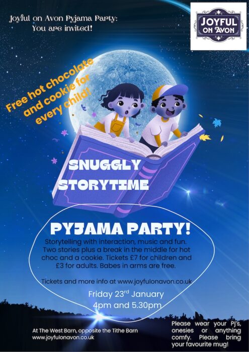 Snuggly Storytime with Joyful on Avon in Bradford on Avon