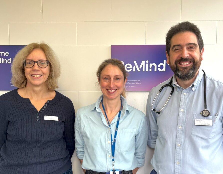 The brain health clinic team at local charity, ReMind uk