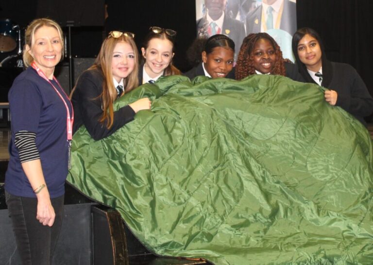 Lawn Manor Academy pupils explored homelessness in Swindon and are supporting Threshold’s Sleep Out 26 fundraiser this February.