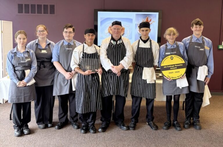 Hospitality students at Wiltshire College & University Centre are celebrating after restaurants at both the Trowbridge and Salisbury campuses were awarded prestigious AA rosettes.