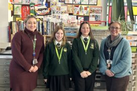 Hardenhuish School in Chippenham has been awarded the Young Carers in Schools Award for the work it does to support pupils who help care for family members at home.