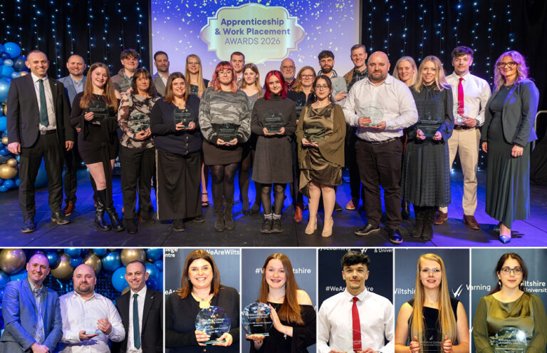 Wiltshire College & University Centre celebrates apprentice and student success at its annual Apprenticeship and Work Placement Awards in Trowbridge.
