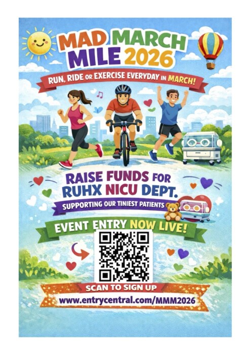 Hundreds will take on the Mad March Mile 2026 to raise vital funds for the Neonatal Unit at the Royal United Hospitals Bath.