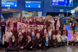 St Mary’s Primary pupils from Radstock joined nearly 9,000 children singing at the Young Voices concert in Birmingham this term.