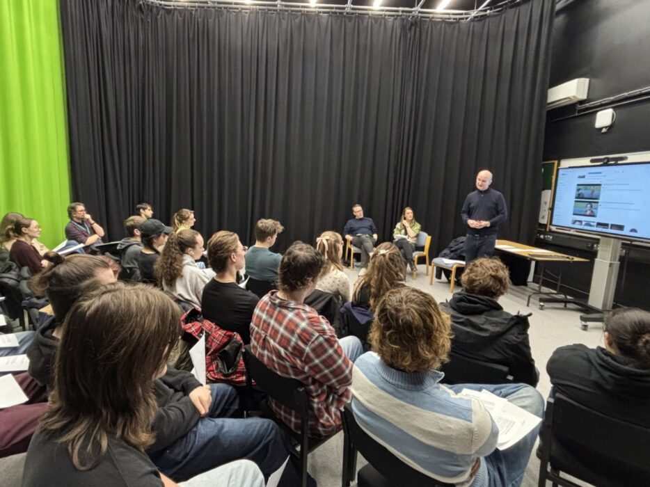 Wiltshire College & University Centre film and TV students gain real-world insight during a directing workshop with industry professionals.