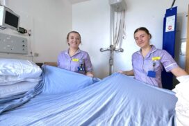 Wiltshire College T Level students gain hands-on nursing experience on wards at Salisbury District Hospital through industry placements.
