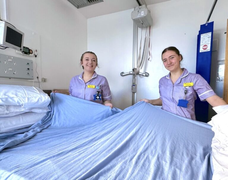 Wiltshire College T Level students gain hands-on nursing experience on wards at Salisbury District Hospital through industry placements.