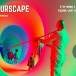 Step inside Colourscape in Bath this May half term – a magical maze of colour, light and live music for families at Bath Recreation Ground.