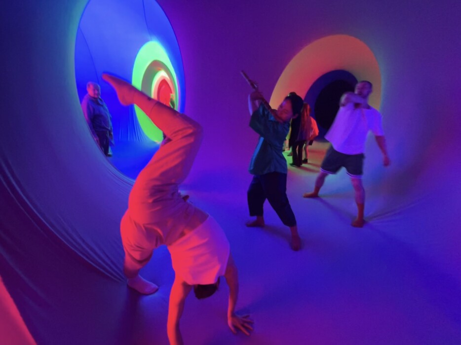 Step inside Colourscape in Bath this May half term – a magical maze of colour, light and live music for families at Bath Recreation Ground.