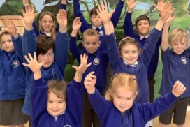Five Bath area primary schools unite in a joyful Easter song, saving £1,400 in travel costs while reducing their carbon footprint.