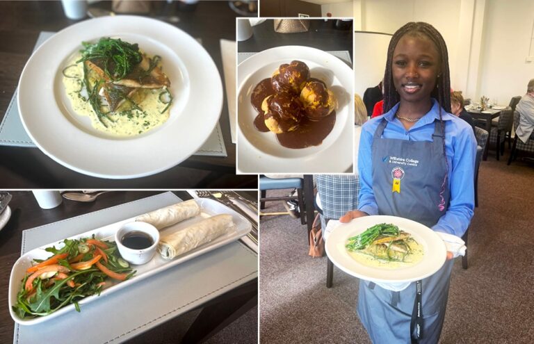 Enjoy a relaxed lunch at Wiltshire College’s Wessex White Horse restaurant, where student chefs and waiters serve impressive dishes at great value prices.