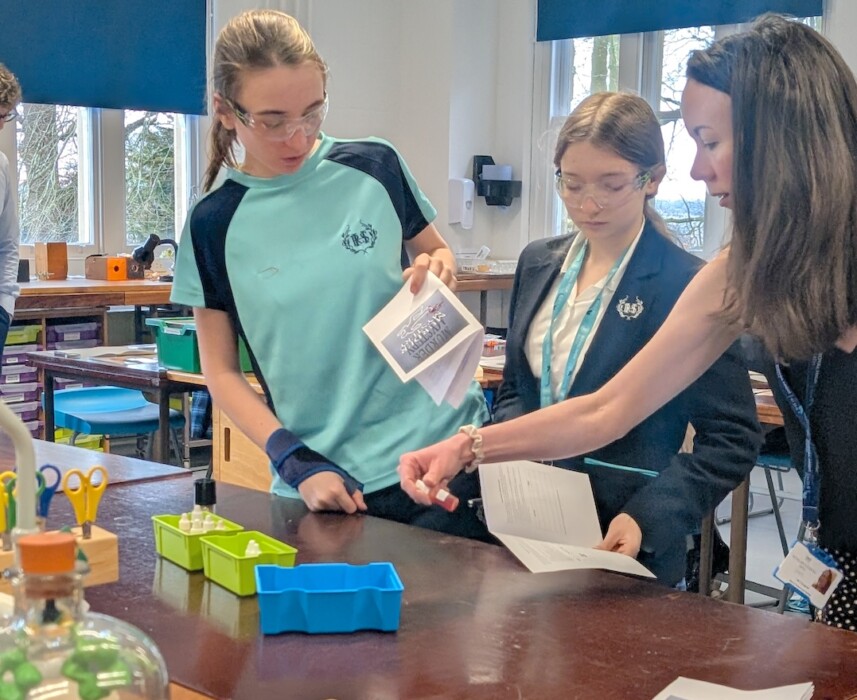 Pupils at The Royal High School Bath explored engineering, forensics and medical science during an inspiring week of experiments, challenges and guest speakers.