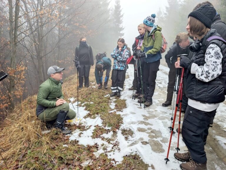 Wiltshire College students joined a wolf, bear and lynx conservation trip in the Polish mountains, gaining hands-on wildlife skills.