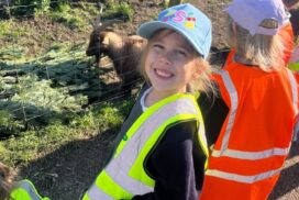 Reception pupils from Roundhill Primary school enjoyed a hands-on visit to Bath City Farm, meeting animals and bringing their frog life cycle learning to life.
