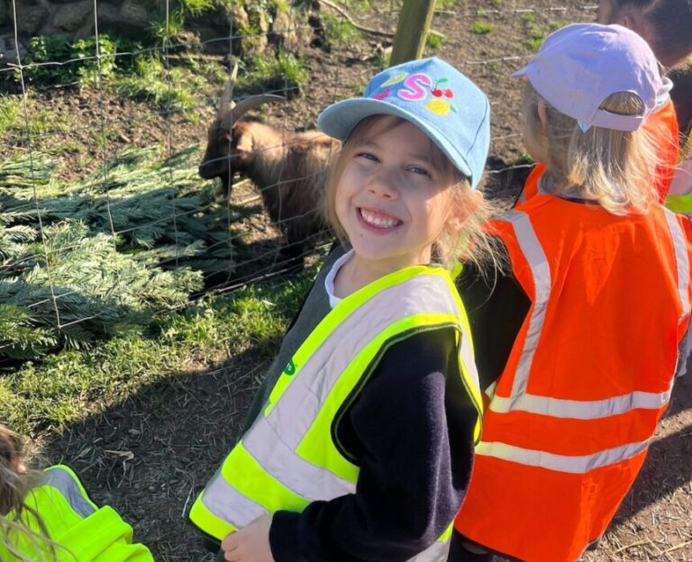 Reception pupils from Roundhill Primary school enjoyed a hands-on visit to Bath City Farm, meeting animals and bringing their frog life cycle learning to life.