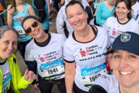 St Mary’s Catholic Primary School staff in Bath have raised nearly £6,000 for CRY after running the Bath Half in memory of Will Thomas.